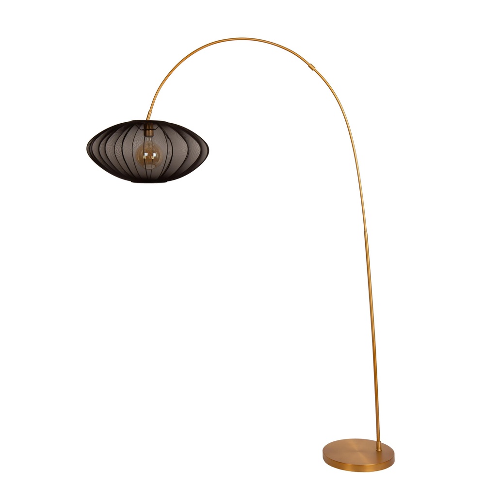 Lucide BooglampCorina zwart - 03747/60/30